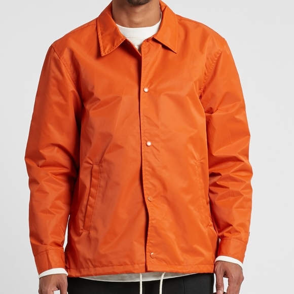 VANS NWT 🏷️ "Our Legacy" Edition Waterproof Windproof Orange Jacket Coat XL - Picture 3 of 16
